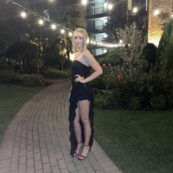 AFRM Dresses & Skirts - Black Strapless Evening Dress